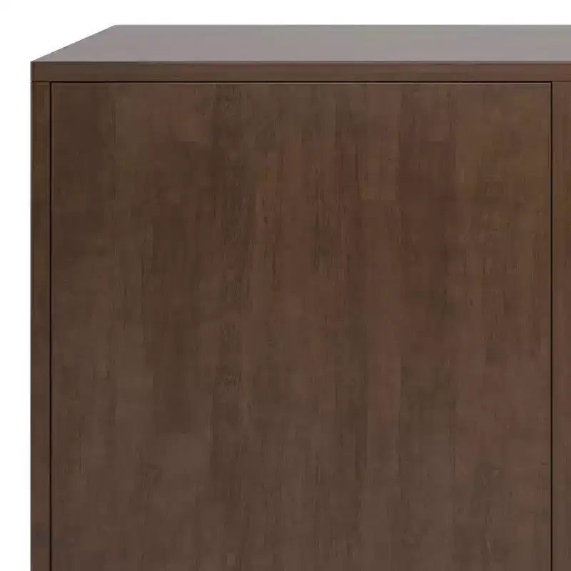 WyndenHall Pearson Sideboard Buffet Walnut Brown: Mid-Century Modern Storage, 3 Drawers, 2 Doors