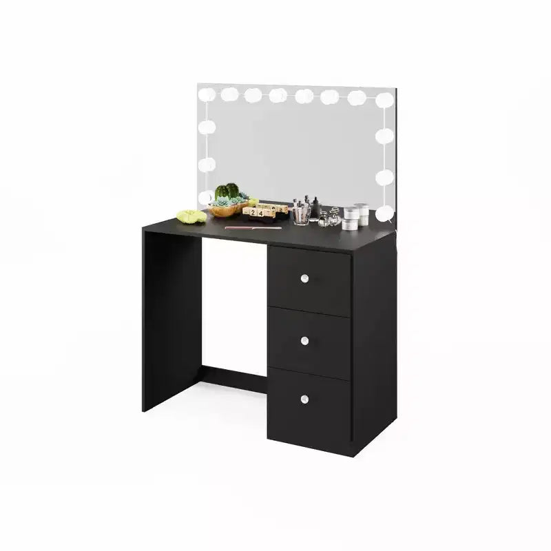 Elvira Lighted Makeup Vanity - Boahaus