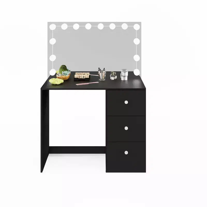 Elvira Lighted Makeup Vanity - Boahaus