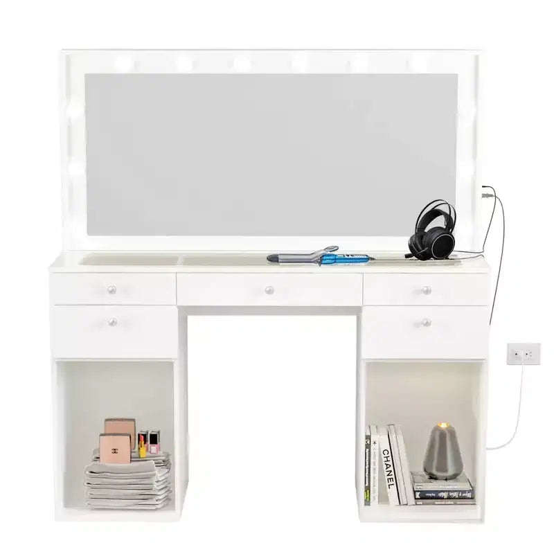 Federica Lighted Makeup Vanity - Boahaus