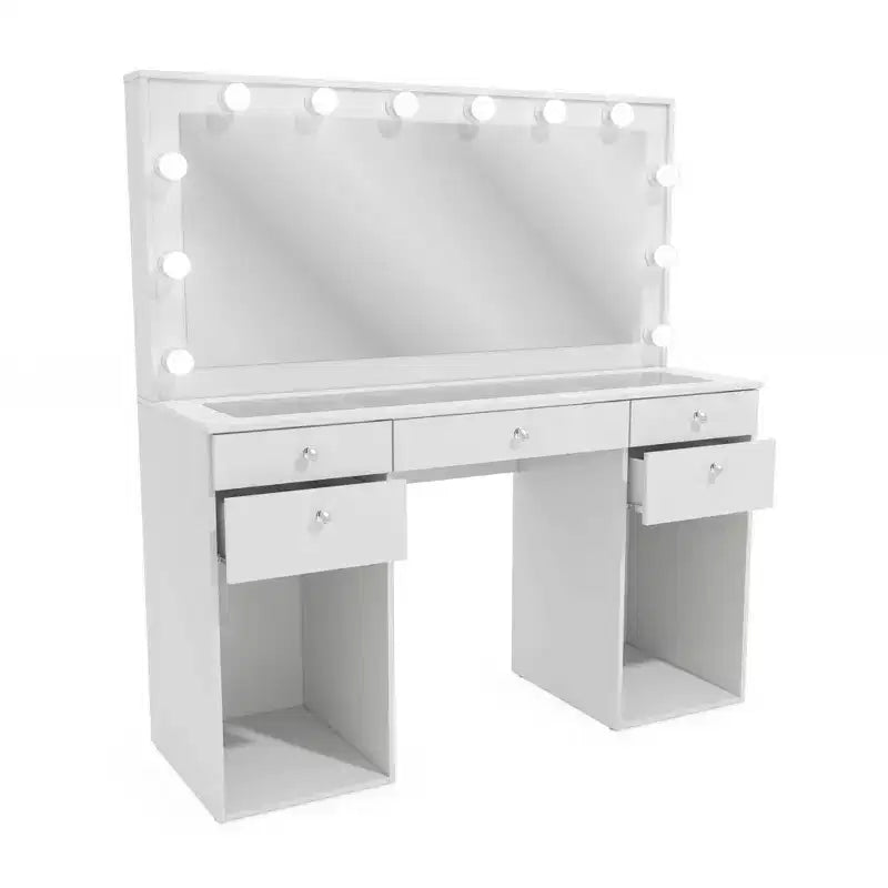 Federica Lighted Makeup Vanity - Boahaus