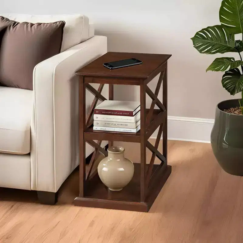 Coventry Chairside End Table with Shelves - Breighton Home