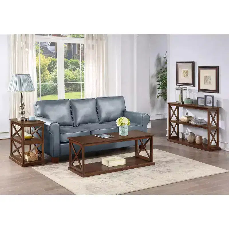 Coventry Chairside End Table with Shelves - Breighton Home