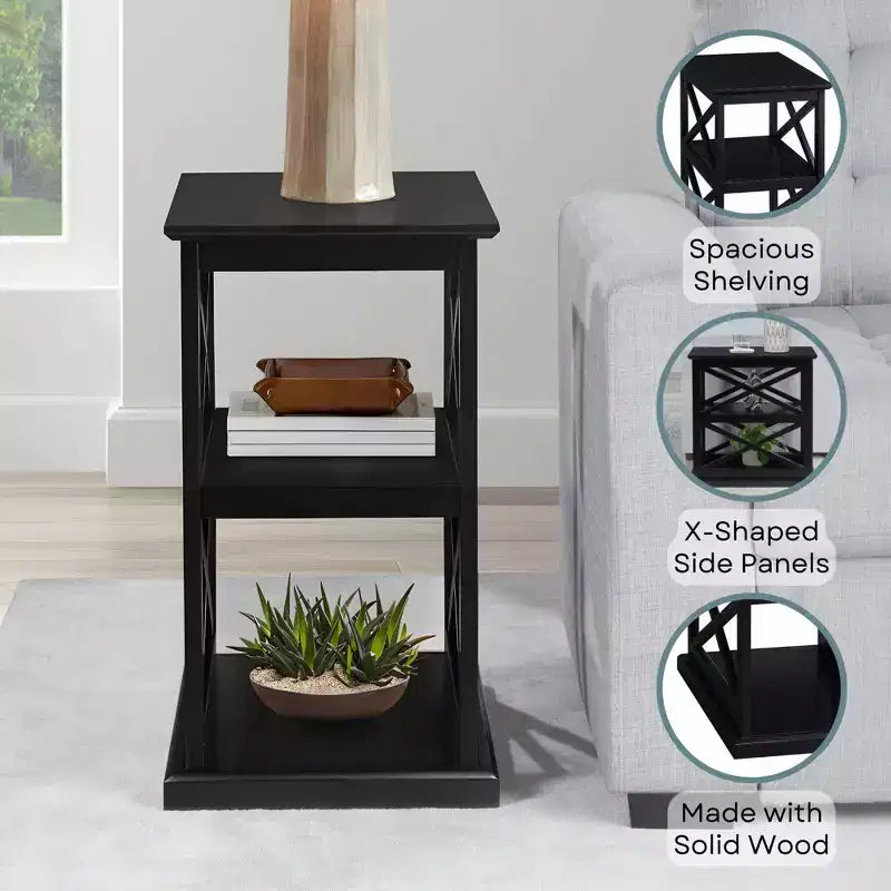Coventry Chairside End Table with Shelves - Breighton Home