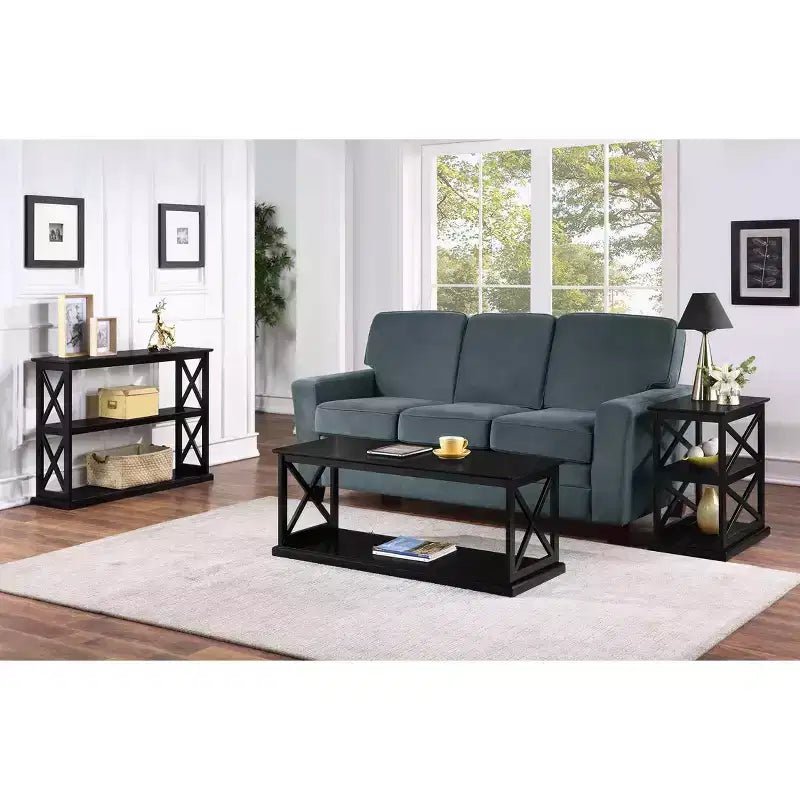Coventry Chairside End Table with Shelves - Breighton Home