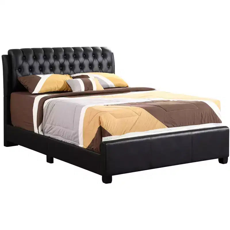 Passion Furniture Marilla Full Panel Beds