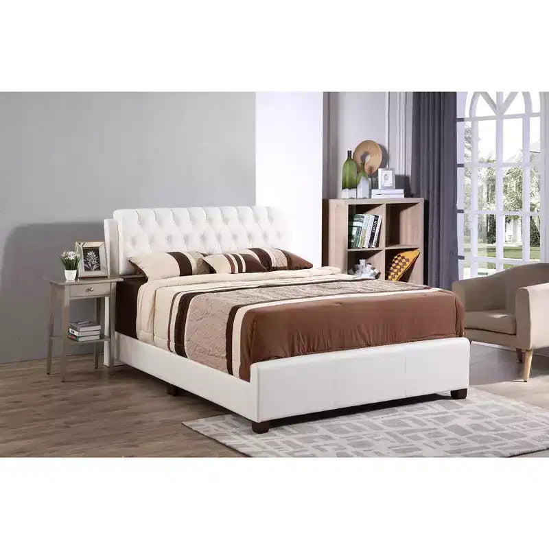 Passion Furniture Marilla Full Panel Beds