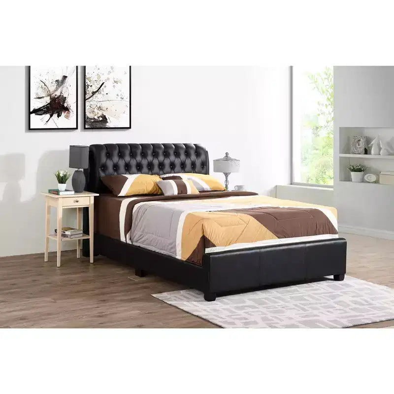 Passion Furniture Marilla Full Panel Beds