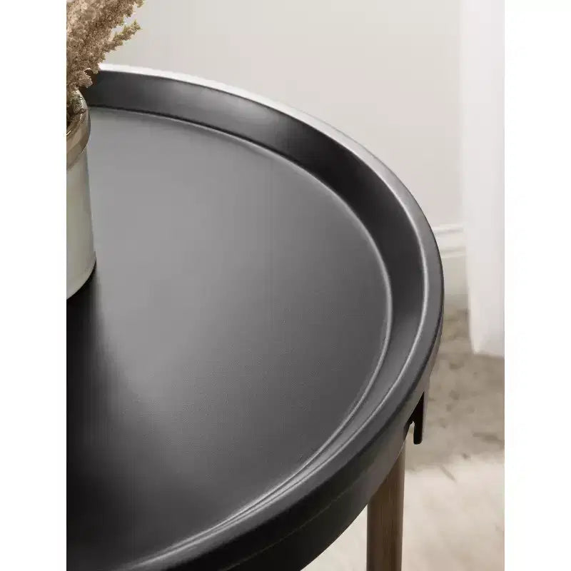 Kate and Laurel Valdi Round Side Table