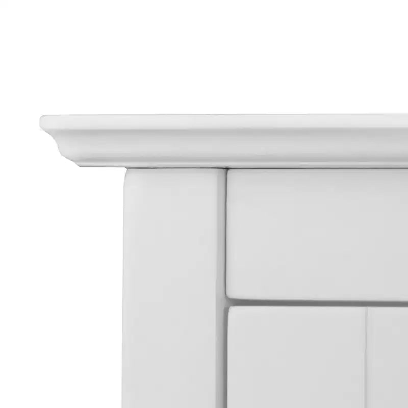 Teamson Home Connor Removable Wall Cabinet with Adjustable Shelves & 2 Glass Doors