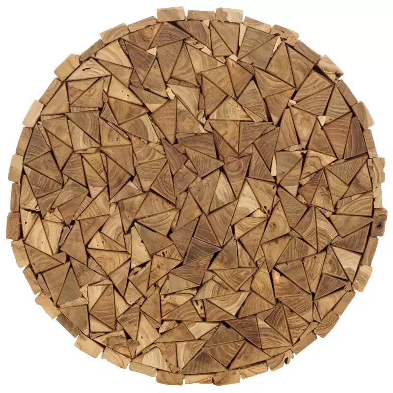 Richmond Round End Table - FOX1002A - Medium Oak - Safavieh Couture