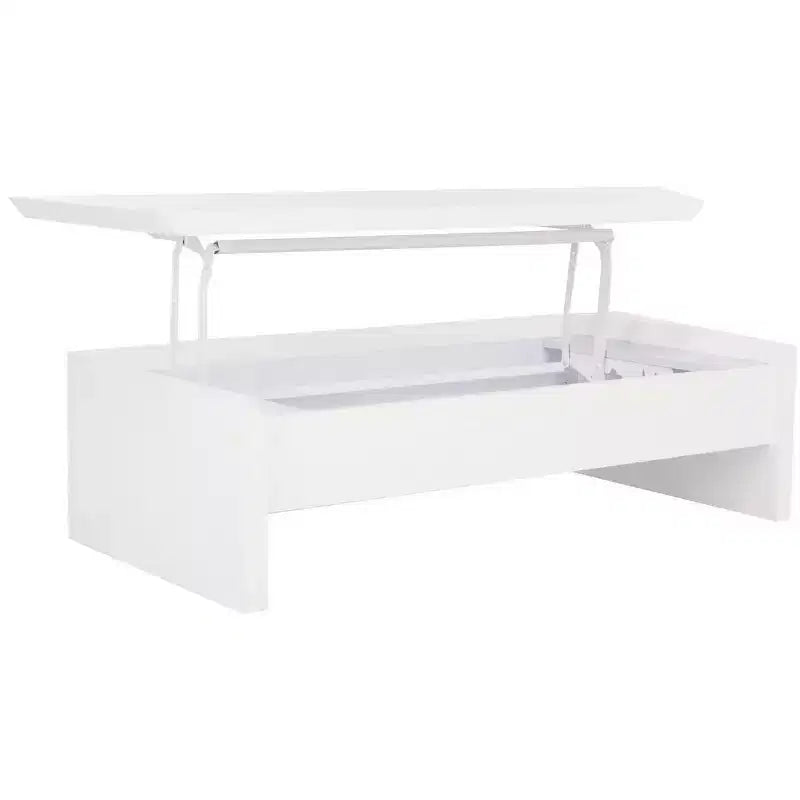 Kinsley Lift - Top Coffee Table - FOX2234A - White - Safavieh Couture