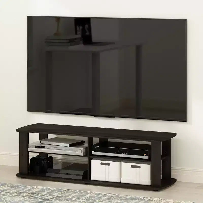 Furinno Mid-century 3-Tier Entertainment Center TV Stand for TVs up to 45