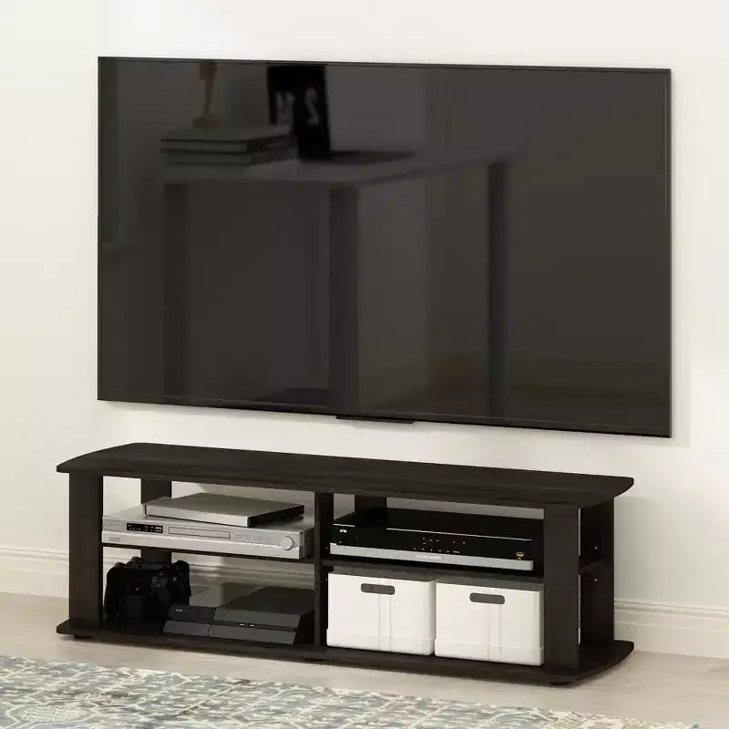Furinno Mid-century 3-Tier Entertainment Center TV Stand for TVs up to 45
