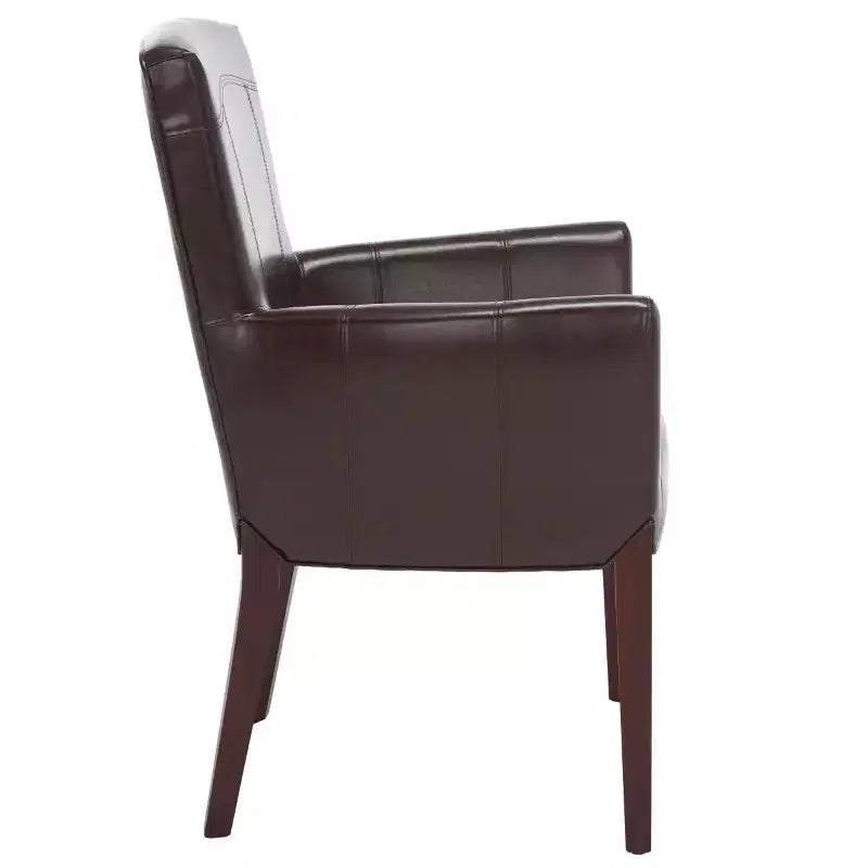 Ken Arm Chair - HUD8201A - Brown - Safavieh