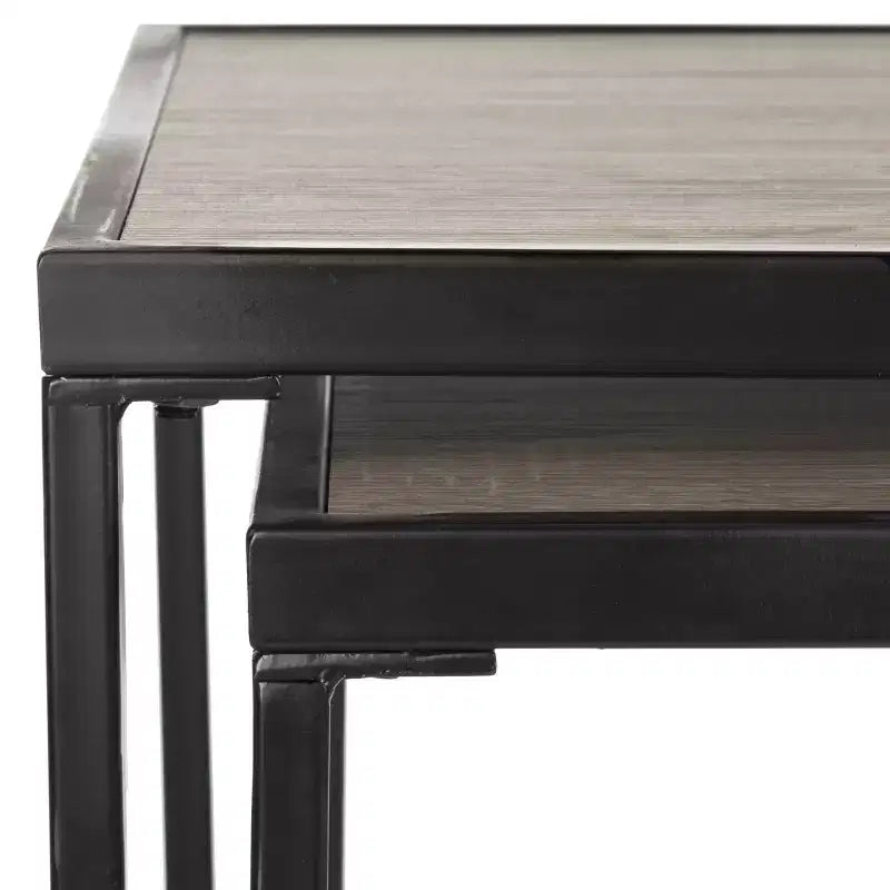 Garin Console (Set of 2) - FOX4267A - Brown - Safavieh Couture
