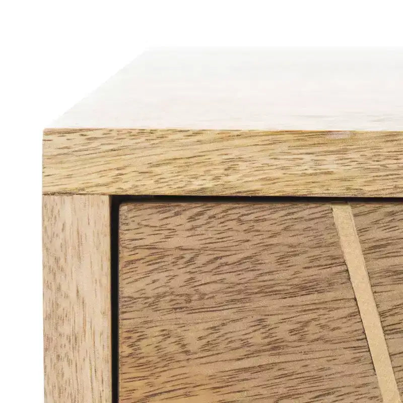 Marigold 3 Drawer Chest - CHS9001 - Natural/Brass - Safavieh