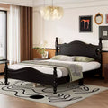 Full/Queen Size Wood Platform Bed Frame, Retro Style Platform Bed - ModernLuxe